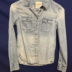 American eagle denim shirt